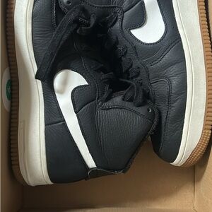 Nike Black and Brown AF1 Sculpt